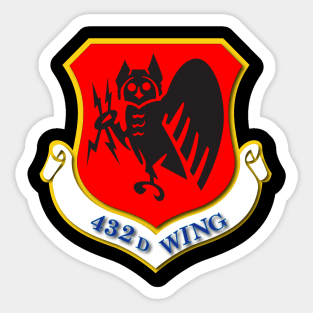 432d Wing wo Txt Sticker